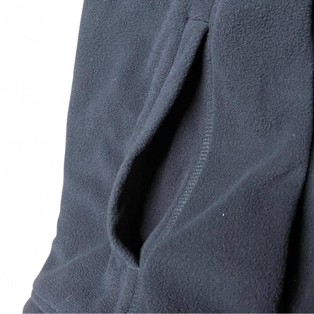 Lands End Outfitters Men’s Size XL Vest Navy Blue Fleece Full Zip - Picture 3 of 7